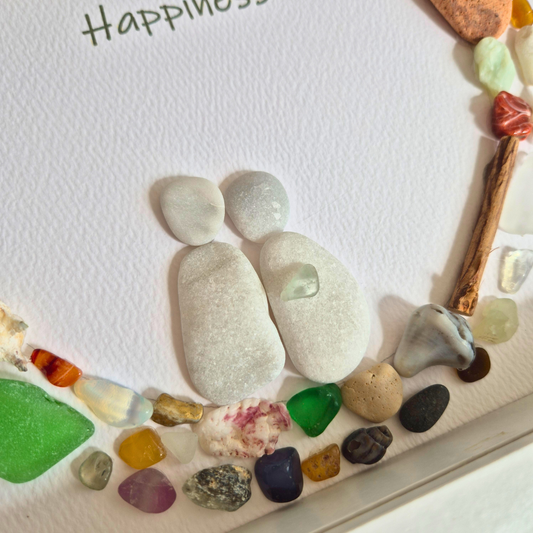 אומנות אבנים, יצירה ישראלית , עבודת יד מקורית מאבנים, מתנה מקורית בעבודת יד, מתנה מקורית לזוג