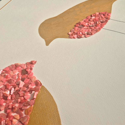 "כאן גרה אהבה" - יצירת אומנות רומנטית ומרגשת