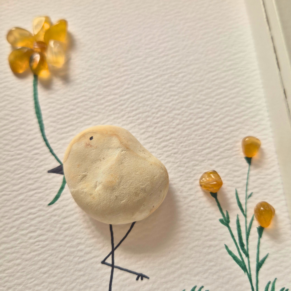 מתנות מקוריות בעבודת יד, תמונה מאבנים, מתנה מיוחדת לאישה, אומנות אבנים