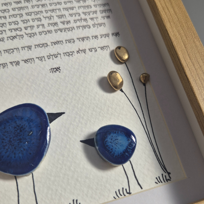 ברכת הנרות מעוצבת ומוזהבת