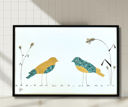 "ואנחנו שניים" - יצירת אומנות מקורית בעבודת יד טהורה