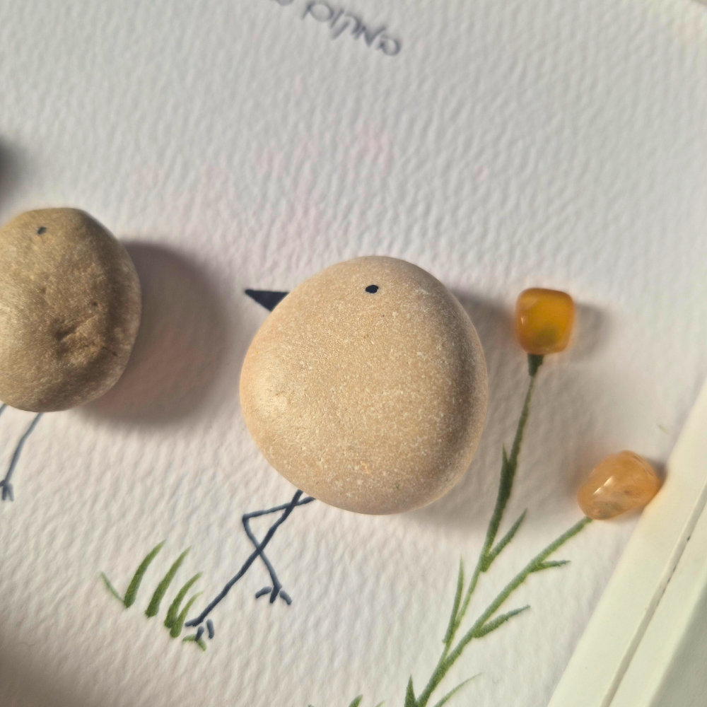 תמונה מאבנים, תמונה מחלוקי נחל, אומנות מאבנים, מתנה בעבודת יד מקורית, מתנה למשפחה מקורית