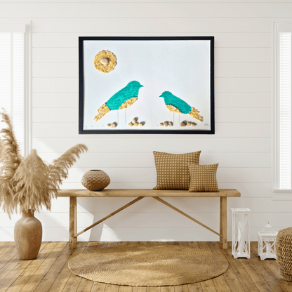 "שמש שזורחת עלי" - יצירת אומנות ייחודית