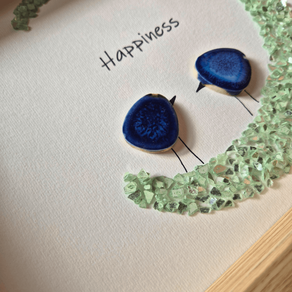 Happiness in blue